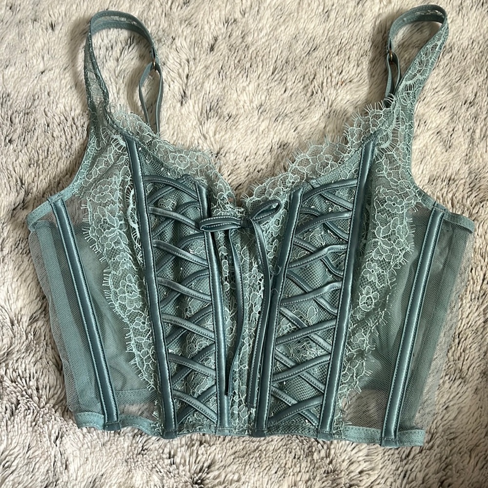 Victoria secret lace cottagecore corset